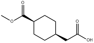 2-[顺式-4-(甲氧基羰基)环己基]乙酸, 1354803-85-2, 结构式