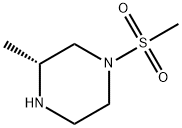 (R)-3-甲基-1-(甲磺酰基)哌嗪, 1354947-83-3, 结构式