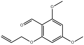 Benzaldehyde, 2,4-dimethoxy-6-(2-propen-1-yloxy)- Struktur