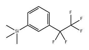 Benzene, 1-(1,1,2,2,2-pentafluoroethyl)-3-(trimethylsilyl)-