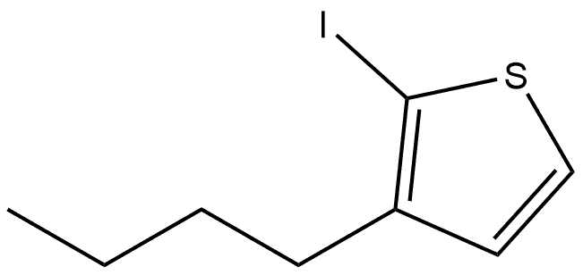 3-butyl-2-iodothiophene Structure