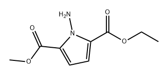 1H-Pyrrole-2,5-dicarboxylic acid, 1-amino-, 2-ethyl 5-methyl ester Structure