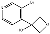 3-(3-bromopyridin-4-yl)oxetan-3-ol Structure