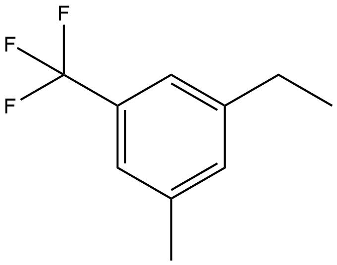 1-Ethyl-3-methyl-5-(trifluoromethyl)benzene Structure