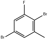 2,5-Dibromo-3-fluorotoluene Struktur