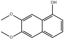 1-Naphthalenol, 6,7-dimethoxy- Struktur