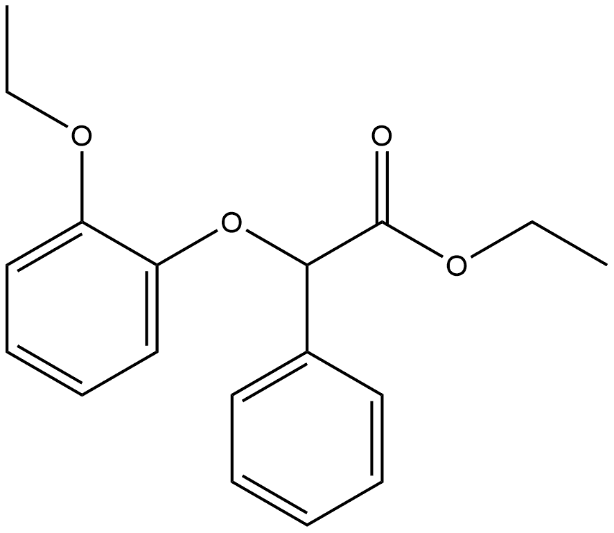 Benzeneacetic acid, α-(2-ethoxyphenoxy)-, ethyl ester