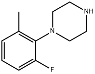 Piperazine, 1-(2-fluoro-6-methylphenyl)- Structure
