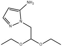 1H-Pyrazol-5-amine, 1-(2,2-diethoxyethyl)- Structure