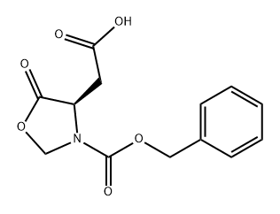 4-Oxazolidineacetic acid, 5-oxo-3-[(phenylmethoxy)carbonyl]-, (4R)-