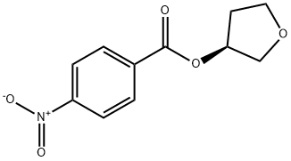 3-Furanol, tetrahydro-, 3-(4-nitrobenzoate), (3S)- Structure