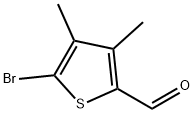 5-bromo-3,4-dimethylthiophene-2-carboxaldehyde Struktur