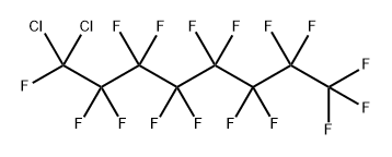 Octane, 1,1-dichloro-1,2,2,3,3,4,4,5,5,6,6,7,7,8,8,8-hexadecafluoro- 化学構造式