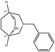 rac-(1S,5S)-3-benzyl-3,6-diazabicyclo[3.2.2]nonane dihydrochloride hydrate Structure