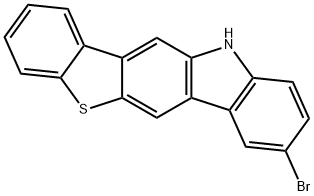 11H-[1]Benzothieno[3,2-b]carbazole, 8-bromo- Structure