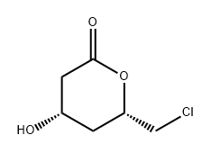 2H-Pyran-2-one, 6-(chloromethyl)tetrahydro-4-hydroxy-, (4S,6S)-