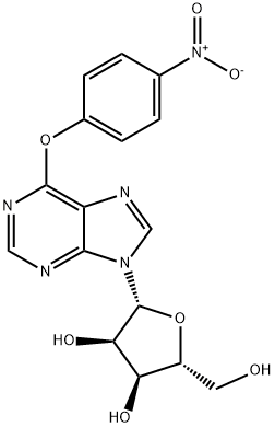 (2R,3S,4R,5R)-2-(Hydroxymethyl)-5-(6-(4-nitrophenoxy)-9H-purin-9-yl)tetrahydrofuran-3,4-diol|