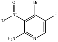 4-溴-5-氟-3-硝基吡啶-2-胺 结构式