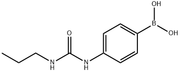 Boronic acid, B-[4-[[(propylamino)carbonyl]amino]phenyl]- Structure