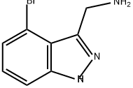 1H-Indazole-3-methanamine, 4-bromo- Struktur