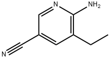 3-Pyridinecarbonitrile, 6-amino-5-ethyl- Structure