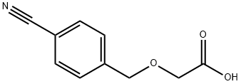 2-[(4-cyanophenyl)methoxy]acetic acid,1361125-90-7,结构式