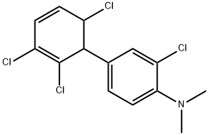 [2-Chloro-4-(2,3,6-trichlorocyclohexa-2,4-dienyl)-phenyl]-dimethyl-amine Struktur