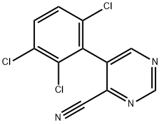 4-Cyano-5-(2,3,6-trichlorophenyl)pyrimidine|