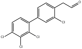 3,2',3',4'-Tetrachlorobiphenyl-4-ethanone 结构式