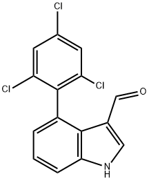 1361564-39-7 4-(2,4,6-Trichlorophenyl)indole-3-carboxaldehyde