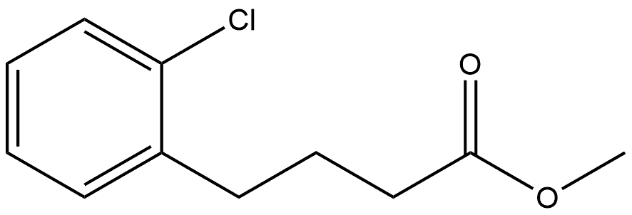 methyl 4-(2-chlorophenyl)butanoate Structure