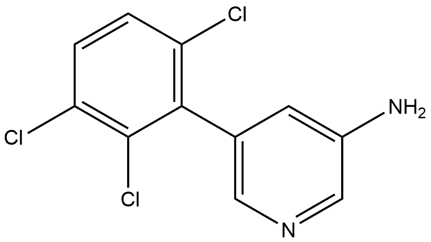 5-(2,3,6-Trichlorophenyl)-3-pyridinamine 结构式