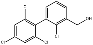 2,2',4',6'-Tetrachlorobiphenyl-3-methanol,1361651-60-6,结构式