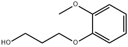 1-Propanol, 3-(2-methoxyphenoxy)-,136167-44-7,结构式