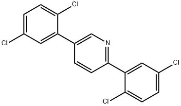 2,5-Bis(2,5-dichlorophenyl)pyridine Structure