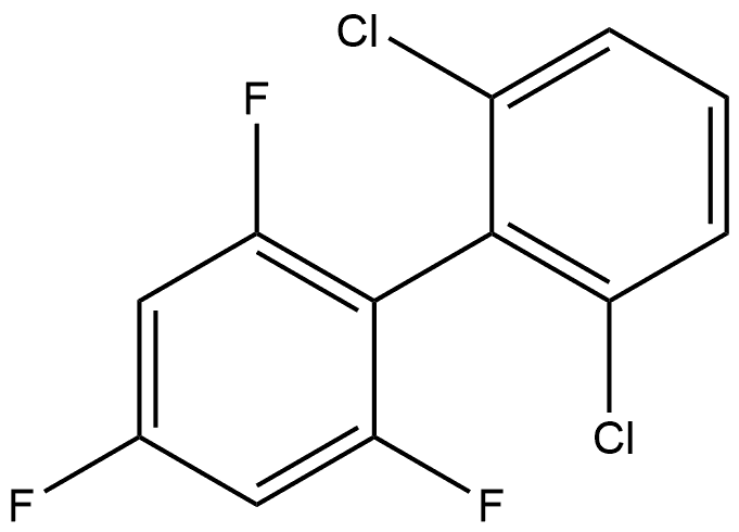 2',6'-Dichloro-2,4,6-trifluoro-1,1'-biphenyl Structure