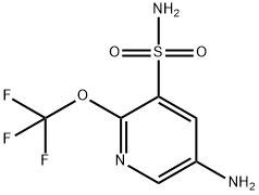 5-Amino-2-(trifluoromethoxy)pyridine-3-sulfonamide Structure