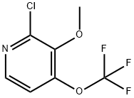 2-氯-3-甲氧基-4-(三氟甲氧基)吡啶,1361857-45-5,结构式