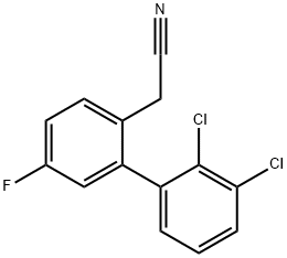 (2',3'-Dichloro-5-fluoro-biphenyl-2-yl)-acetonitrile|