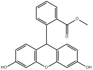 Benzoic acid, 2-(3,6-dihydroxy-9H-xanthen-9-yl)-, methyl ester Structure