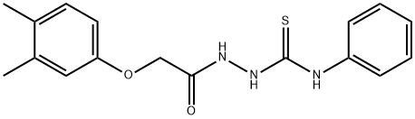 2-(3,4-Dimethylphenoxy)-N-{[(phenylamino)thioxomethyl]amino}acetamide