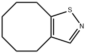 Cyclooct[d]isothiazole, 4,5,6,7,8,9-hexahydro- 化学構造式