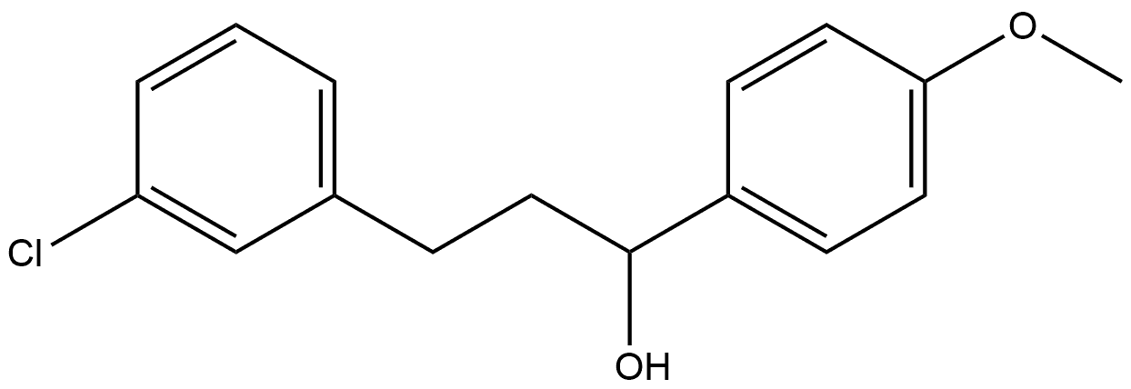 Benzenepropanol, 3-chloro-α-(4-methoxyphenyl)-