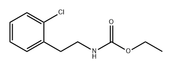 Carbamic acid, N-[2-(2-chlorophenyl)ethyl]-, ethyl ester,1365759-61-0,结构式