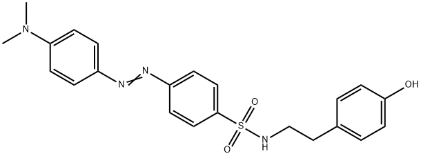 丹磺酰酪胺 结构式