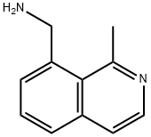 8-Isoquinolinemethanamine, 1-methyl- Struktur