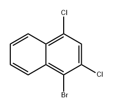 Naphthalene, 1-bromo-2,4-dichloro- 结构式