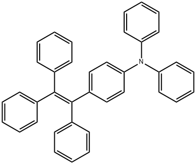 N,N-二苯基-4-(1,2,2-三苯基乙烯基)苯胺, 136668-96-7, 结构式