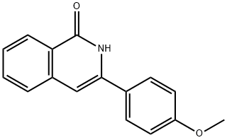 1(2H)-Isoquinolinone, 3-(4-methoxyphenyl)- Structure