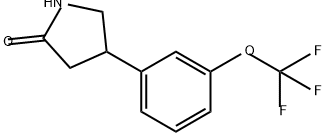 4-[3-(trifluoromethoxy)phenyl]pyrrolidin-2-one Struktur